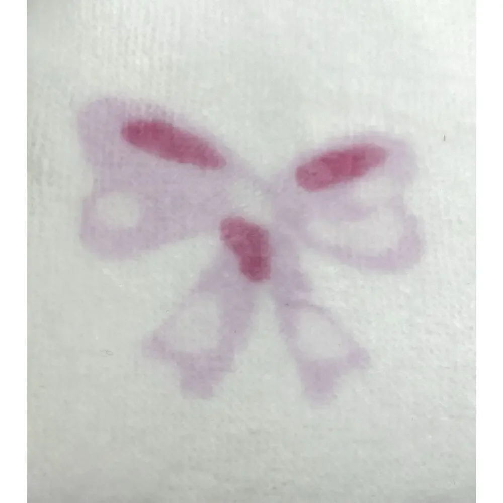 Laura Ashley Pink Bows Beach Towel Pink White 36 x 72